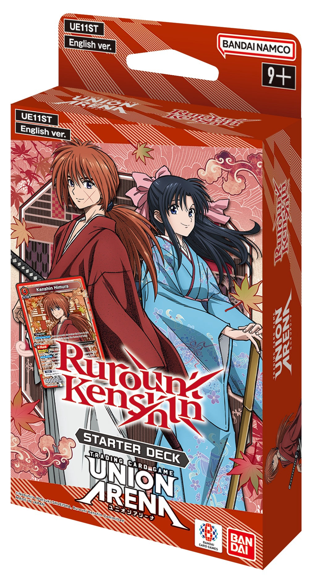 Deck de démarrage Rurouni Kenshin de l'Union Arena