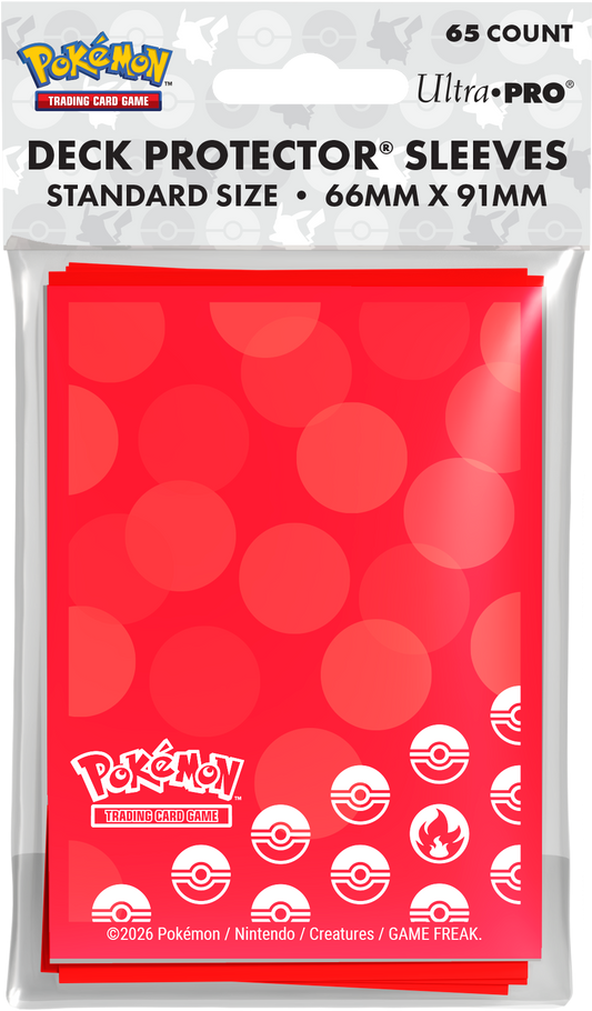 UP D-PRO Pokémon Energy Fire Type 65ct