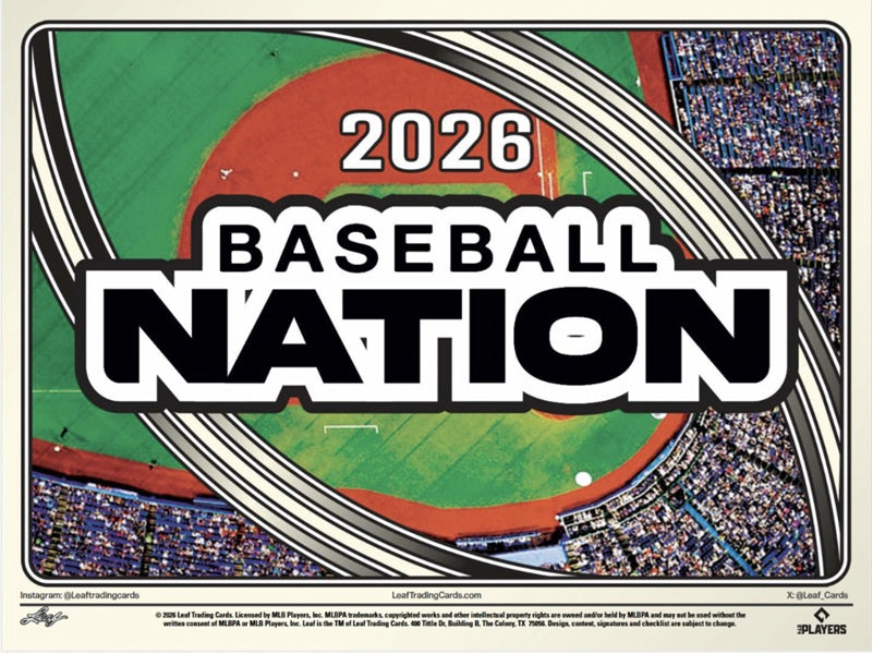 Leaf Baseball Nation 2026 Jumbo