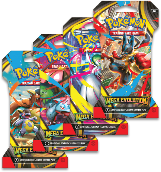 Pokemon TCG ME01 Mega Evolution Sleeved Pack