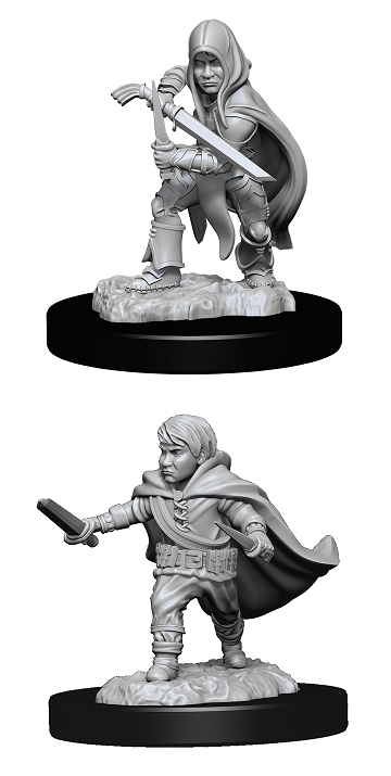 D&D Unpainted Minis WV13 Halfling Rogue Male