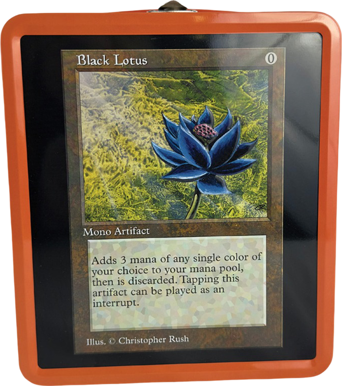 Magic The Gathering Black Lotus Tin Lunch Box