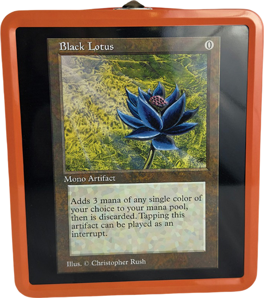 Magic The Gathering Black Lotus Tin Lunch Box