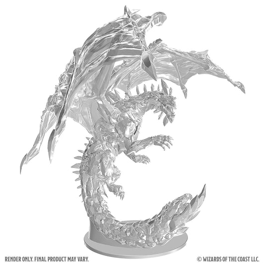 D&D Unpainted Minis Adult Amethyst Dragon