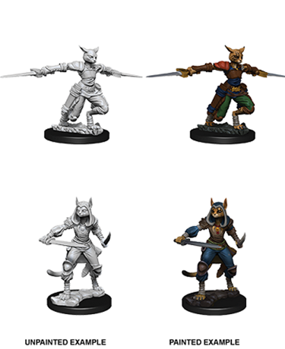 D&D Unpainted Minis Wv9 Female Tabaxi Rogue