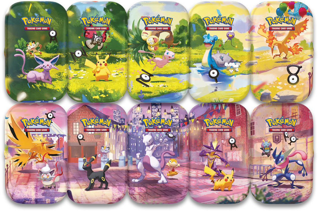 Pokemon 30th Celebration Mini Tin 10ct Display (EN) (PRE ORDER)