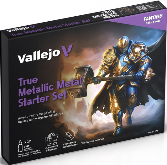 Vallejo: True Metallic Metal Starter Set
