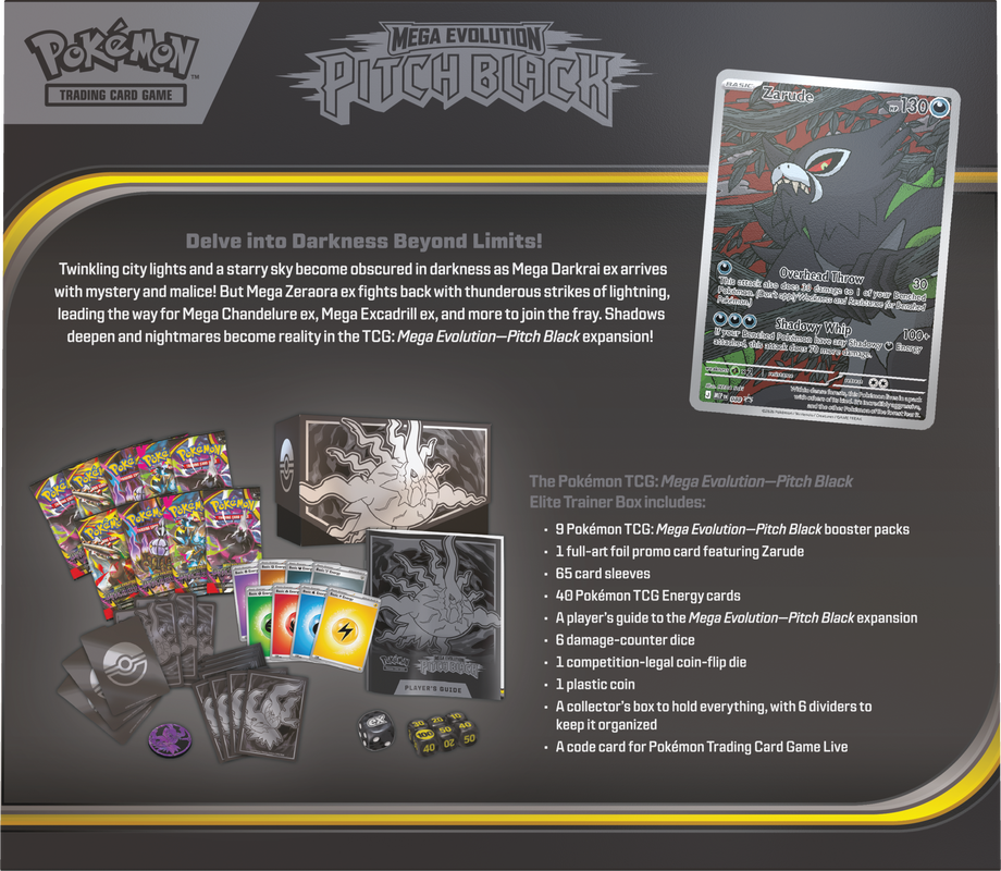 Pokemon TCG ME05 Pitch Black Elite Trainer Box (EN)