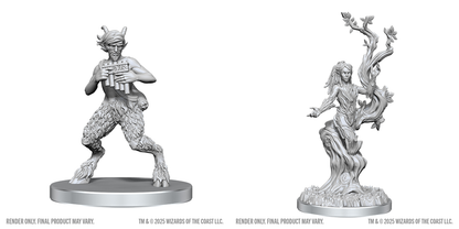 D&D Unpainted Minis Wv28 Satyr & Dryad