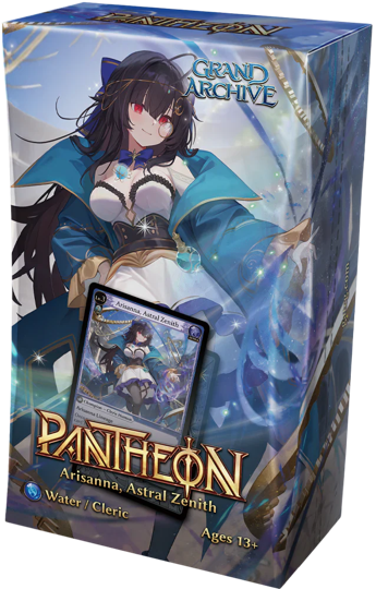 Grand Archive TCG Radiant Origins Pantheon Deck Set 4ct Display (EN) (PRE ORDER)