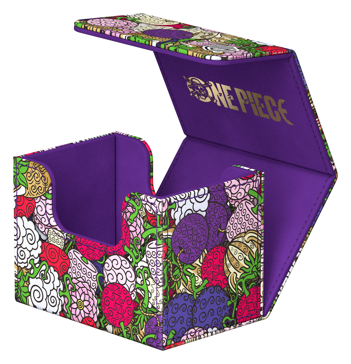 Ultimate Guard Deck Case Sidewinder 80+ Xenoskin One Piece - Devilfruit Pattern