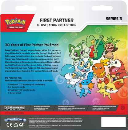 Pokemon First Partner Illustration Collection Series 3 (EN) (PRE ORDER)