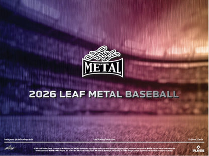 Leaf Metal Baseball 2026 Jumbo