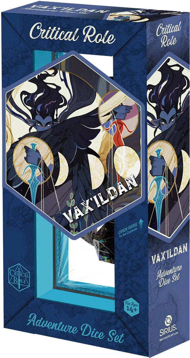 Vox Machina Adventure Dice - Vax’ildan