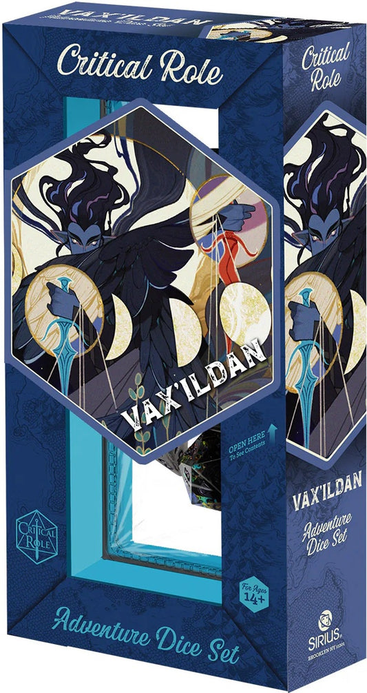 Vox Machina Adventure Dice - Vax’ildan