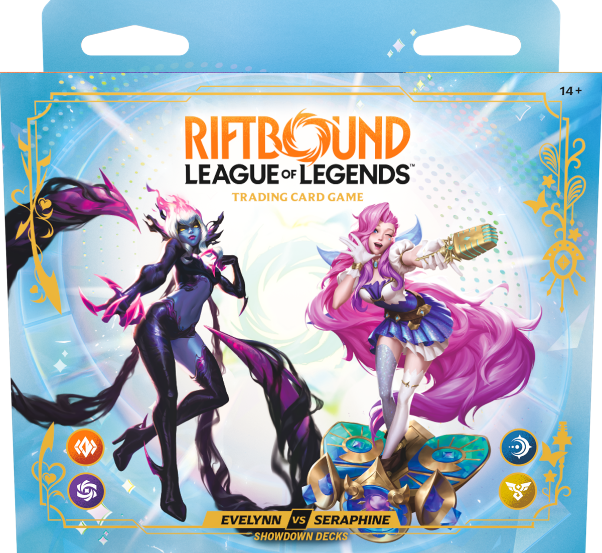 Riftbound League Of Legends TCG Radiance Showdown Deck Evelynn Vs Seraphine (EN)