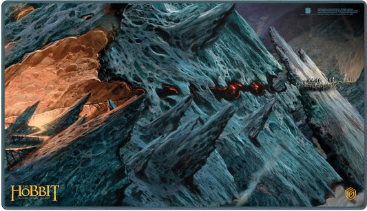 UG Playmat The Hobbit - Goblin Town Concept Art 01