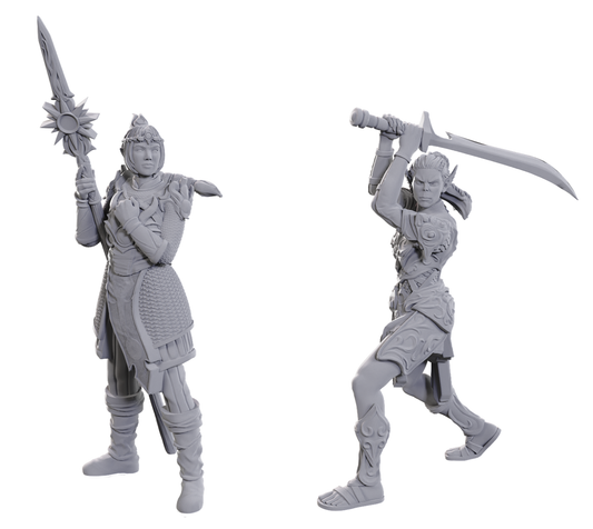D&D Unpainted Minis Special Edition Baldur's Gate 3 LAE'ZEL & SHADOWHEART