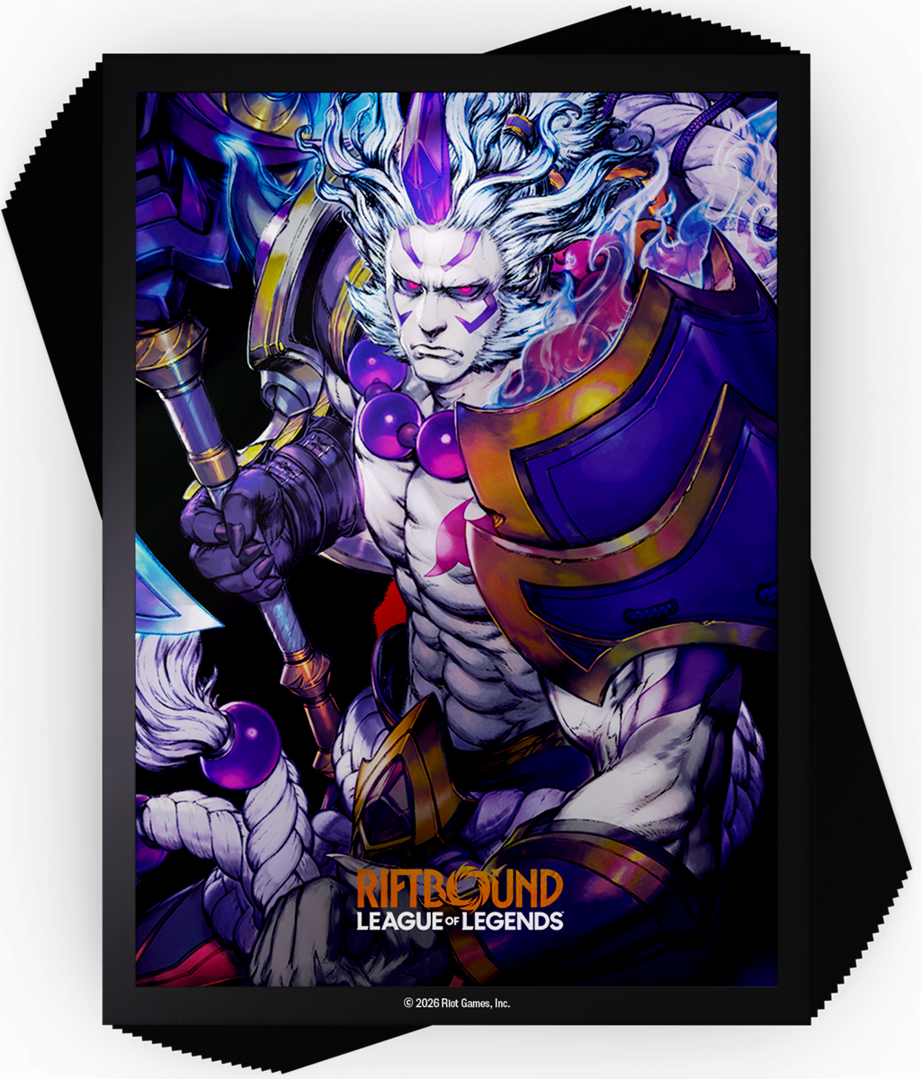 Riftbound TCG Spiritforged Art Sleeves - Spirit Blossom Darius 100ct