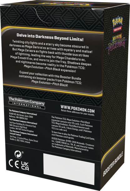 Pokemon TCG ME05 Pitch Black Booster Bundle (EN)