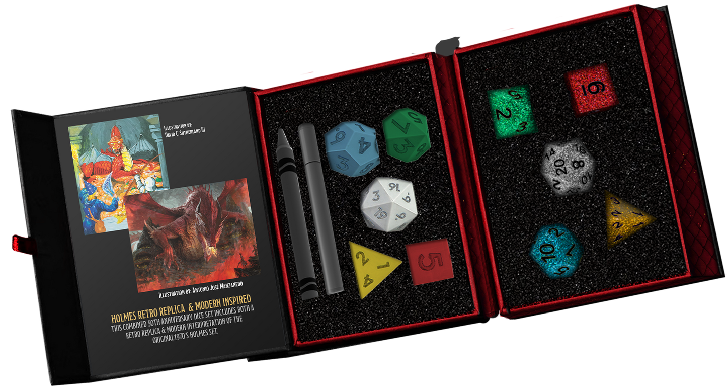 D&D 50Th Anniversary Dice Then/Now Set