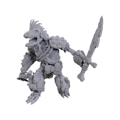 D&D Unpainted Minis WV23 LIZARDFOLK SKELETON