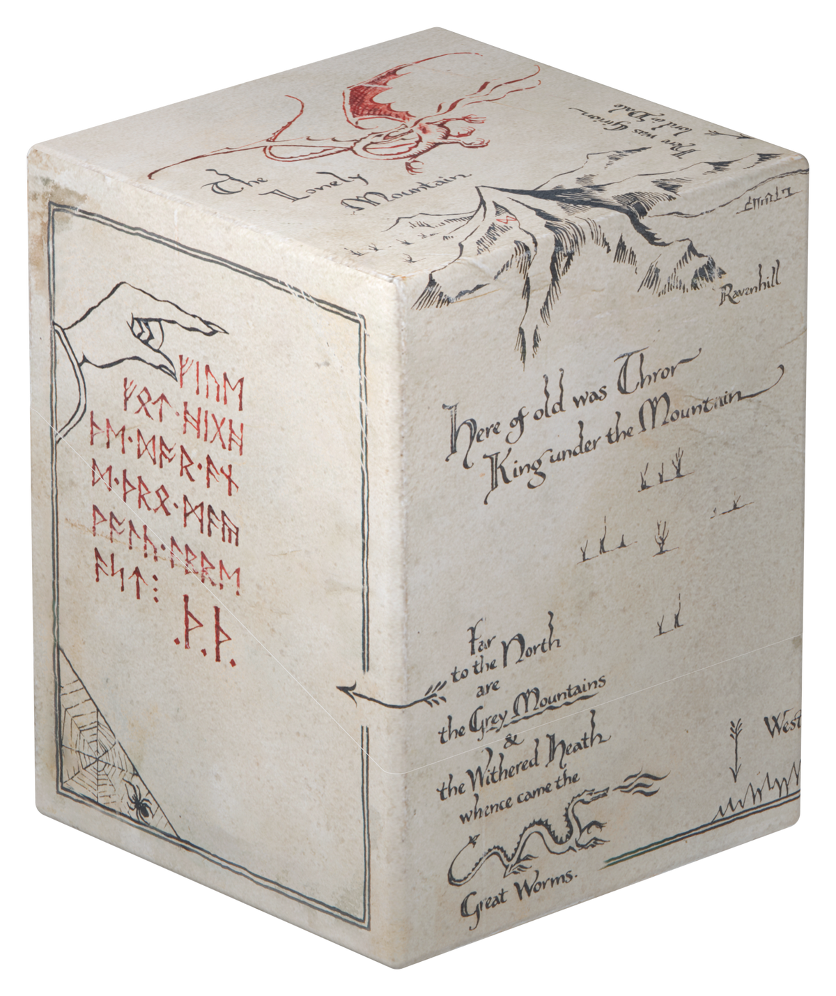 Ultimate Guard RTE Deck Case Boulder 100+ The Hobbit - ThrÓr’s Map
