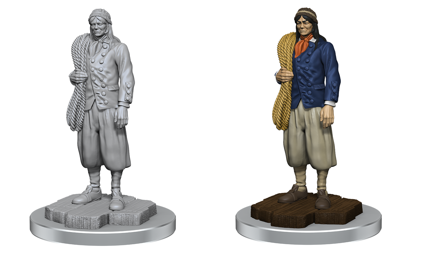 Wizkids Unpainted Minis Wv19 Ship's Crew Boxed Set
