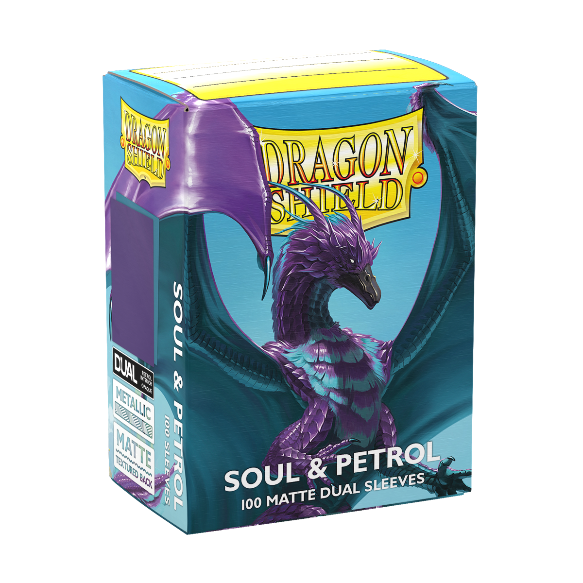 Dragon Shield Sleeves Dual Matte Soul And Petrol 100ct