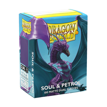 Dragon Shield Sleeves Dual Matte Soul And Petrol 100ct