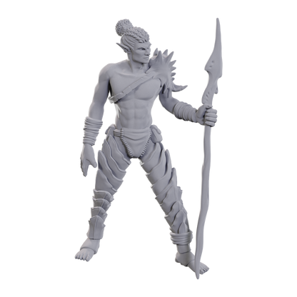 D&D Unpainted Minis WV23 Sea Elf Leader