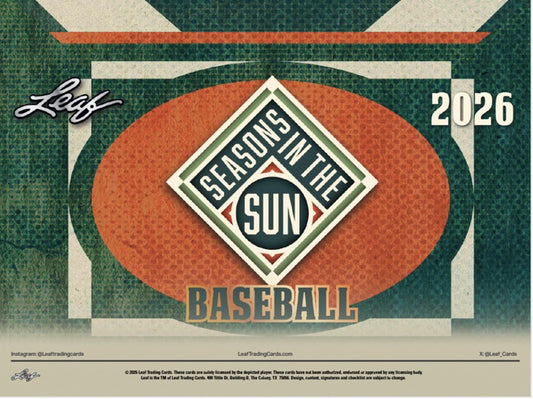 Leaf Seasons In The Sun Baseball 2026