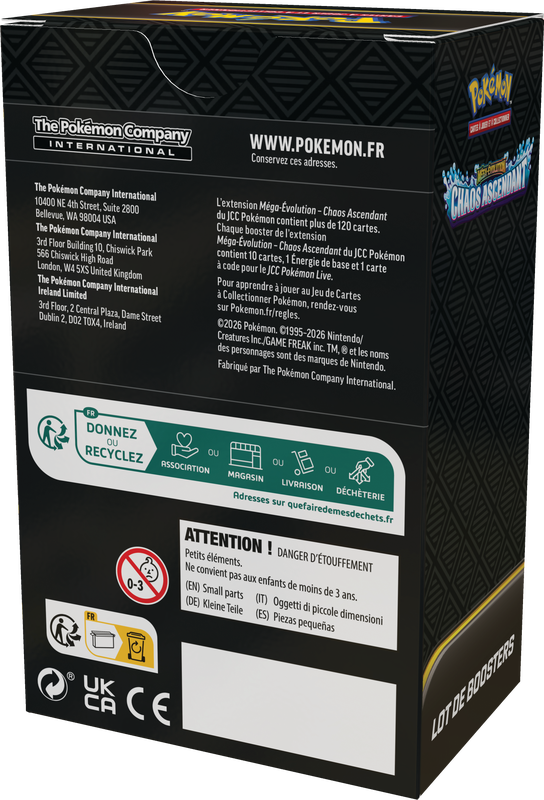 Pokemon TCG ME04 Chaos Rising Booster Bundle (FR)