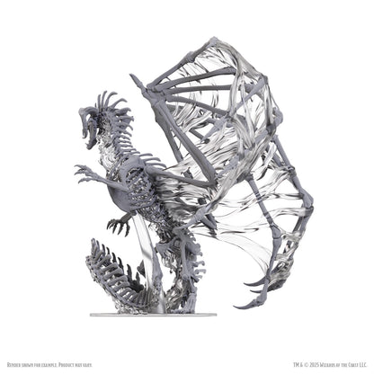 D&D Unpainted Minis Black Dracolich Boxed Mini