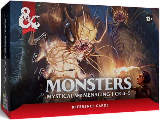 D&D RPG Reference Cards Monsters Mystical And Menacing