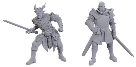 D&D Unpainted Minis Special Edition Baldur's Gate 3 ULDER RAVENGARD & ZEVLOR