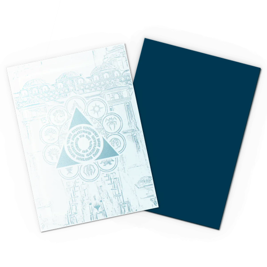 Dragon Shield Sleeves Dual Matte MTG Guildpact Azorious Senate 100ct