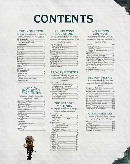 Warhammer 40 K Imperium Maledictum Inquisition Gamer's Guide