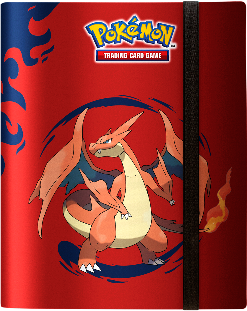 Up Binder Pro 9pkt Pokemon Mega Charizard X & Mega Charizard Y