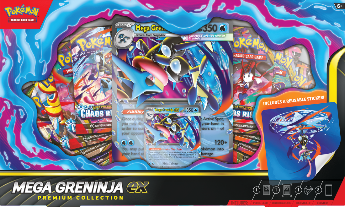 Pokemon TCG Mega Greninja Ex Premium Collection (EN)