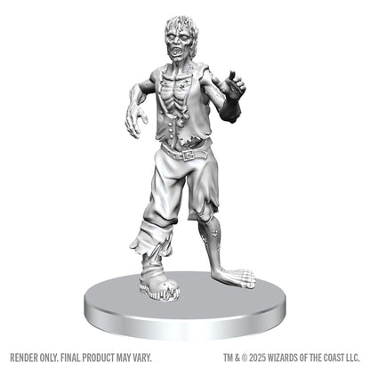 D&D Unpainted Minis Wv28 Classic Vampire & Classic Zombie
