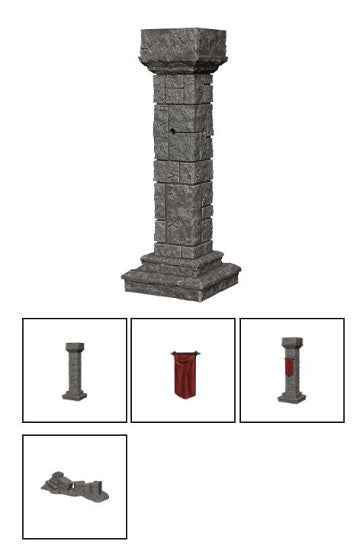 Wizkids Unpainted Minis Wv11 Pillars/banners