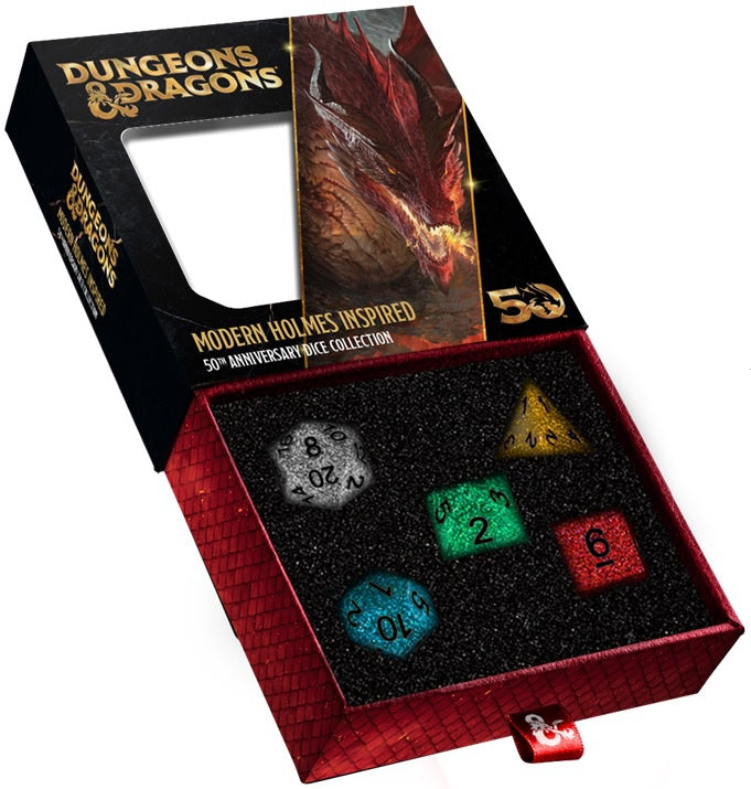 D&D 50Th Anniversary Dice Commemorative Set