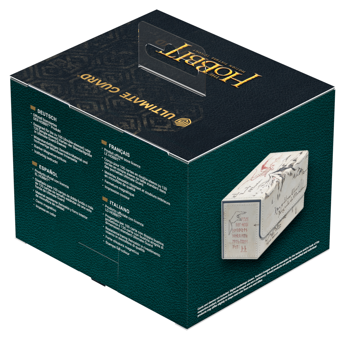 Ug Deck Case Sidewinder 100+ Xenoskin The Hobbit - Thror’s Map