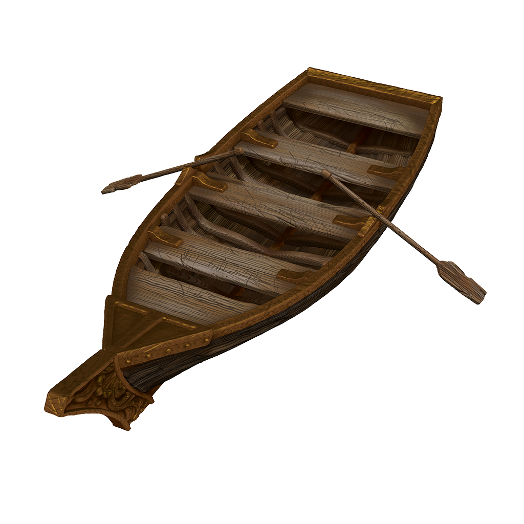 Wizkids Unpainted Minis Wv18 Rowboat And Oars