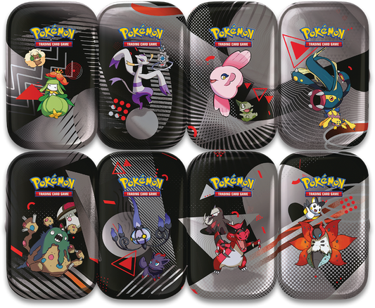 POKEMON FRENCH UNOVA 8CT MINI TIN DISPLAY