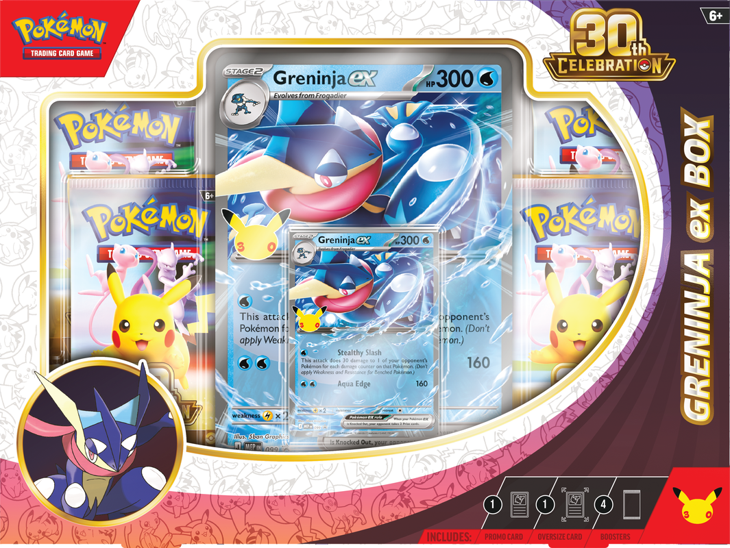 Pokemon 30th Celebration Greninja Ex Box (EN)