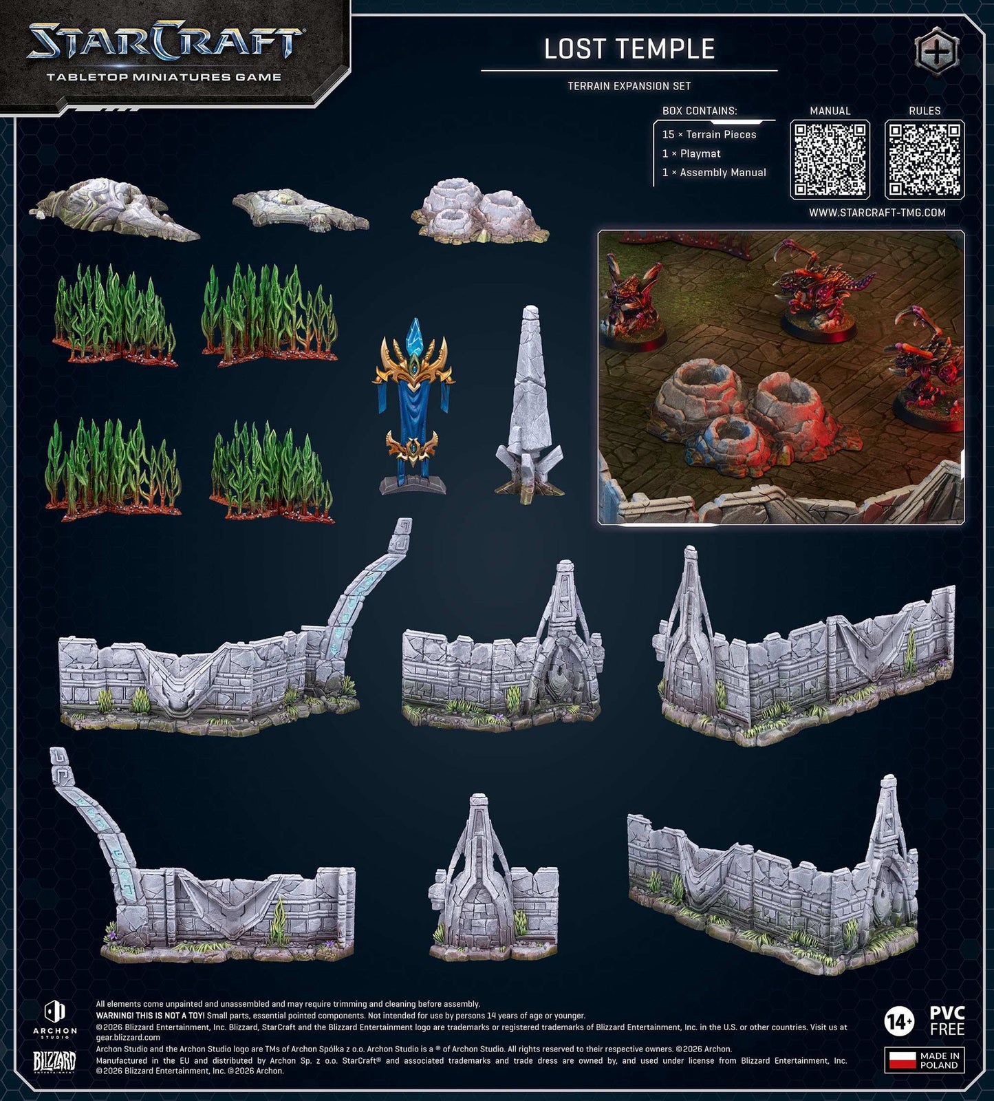 Starcraft Protoss Lost Temple Terrain Expansion Set