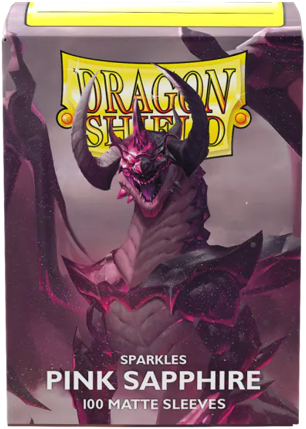 Dragon Shield Sleeves Matte Pink Sapphire (100ct)