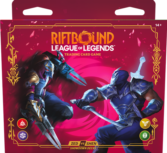 Riftbound League Of Legends TCG Vendetta Zed Vs Shen (EN)